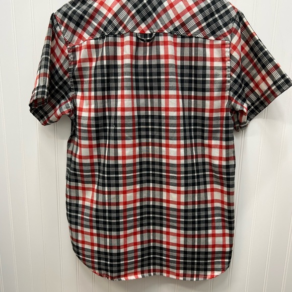 Red Ape M Mens plaid button down shirt - Picture 2 of 5